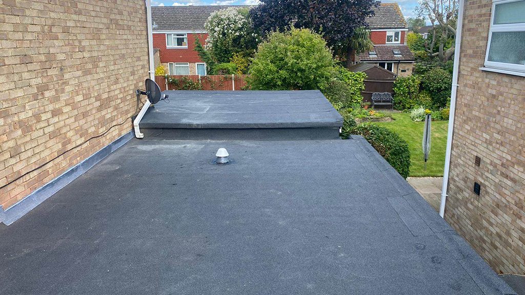 After image of All Custom Roofings flat roof replacement work